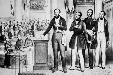 Louis Napoleon Bonaparte III Swearing Fidelity and Devotion to the French Republic